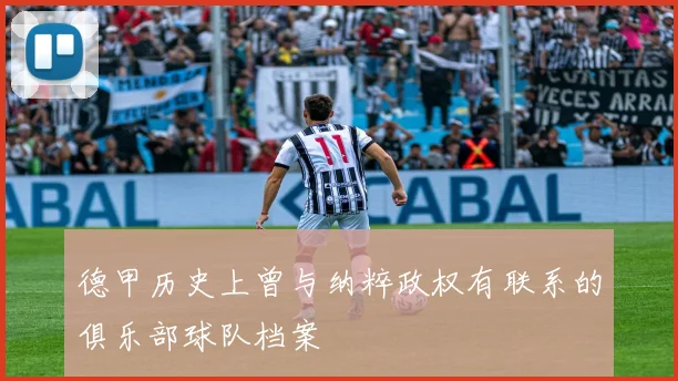 德甲历史上曾与纳粹政权有联系的俱乐部球队档案